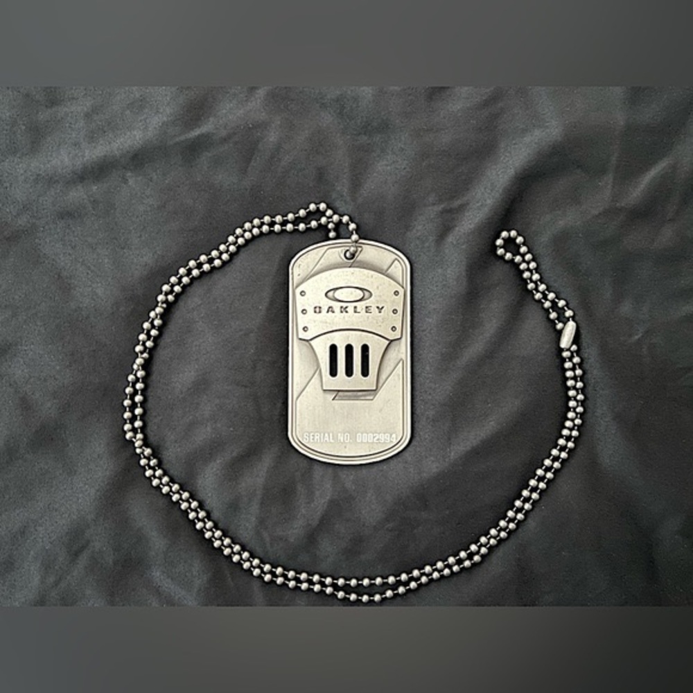 Rare Serialized Oakley Dog Tag